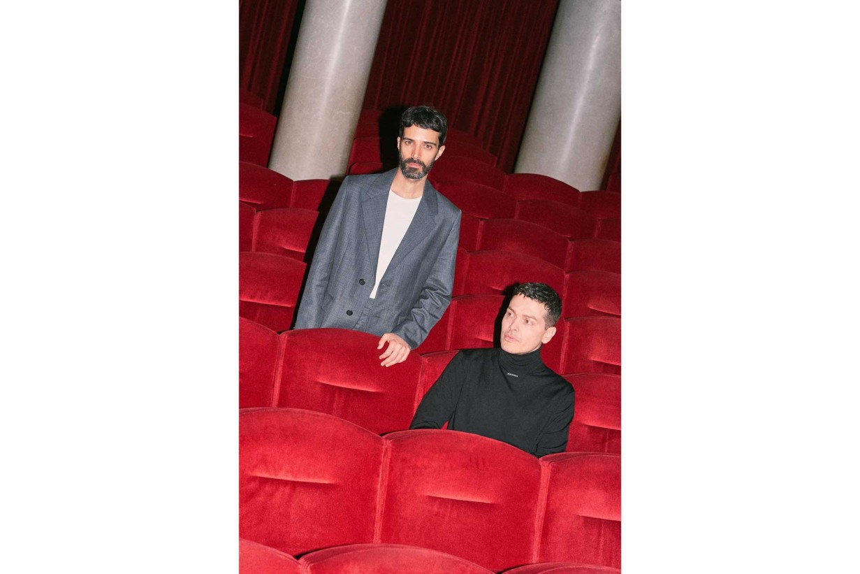 Portrait of Formafantasma in a cinema or theater auditorium