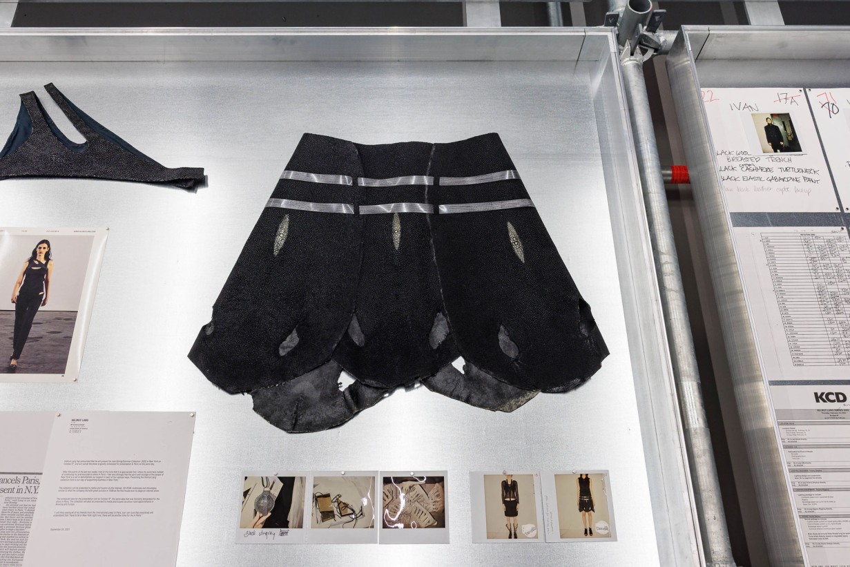 Exhibition HELMUT LANG, Skirt W/Tape