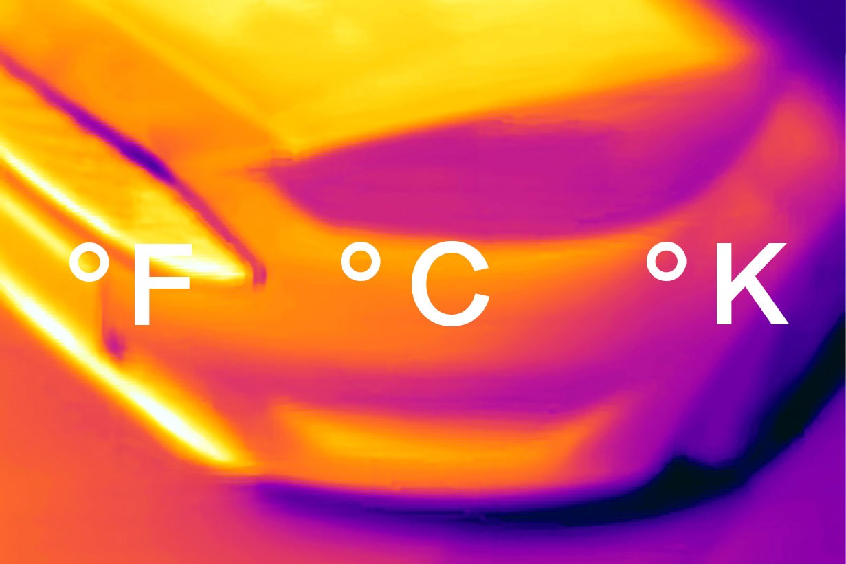 Reddish subject with letters F, C, K 