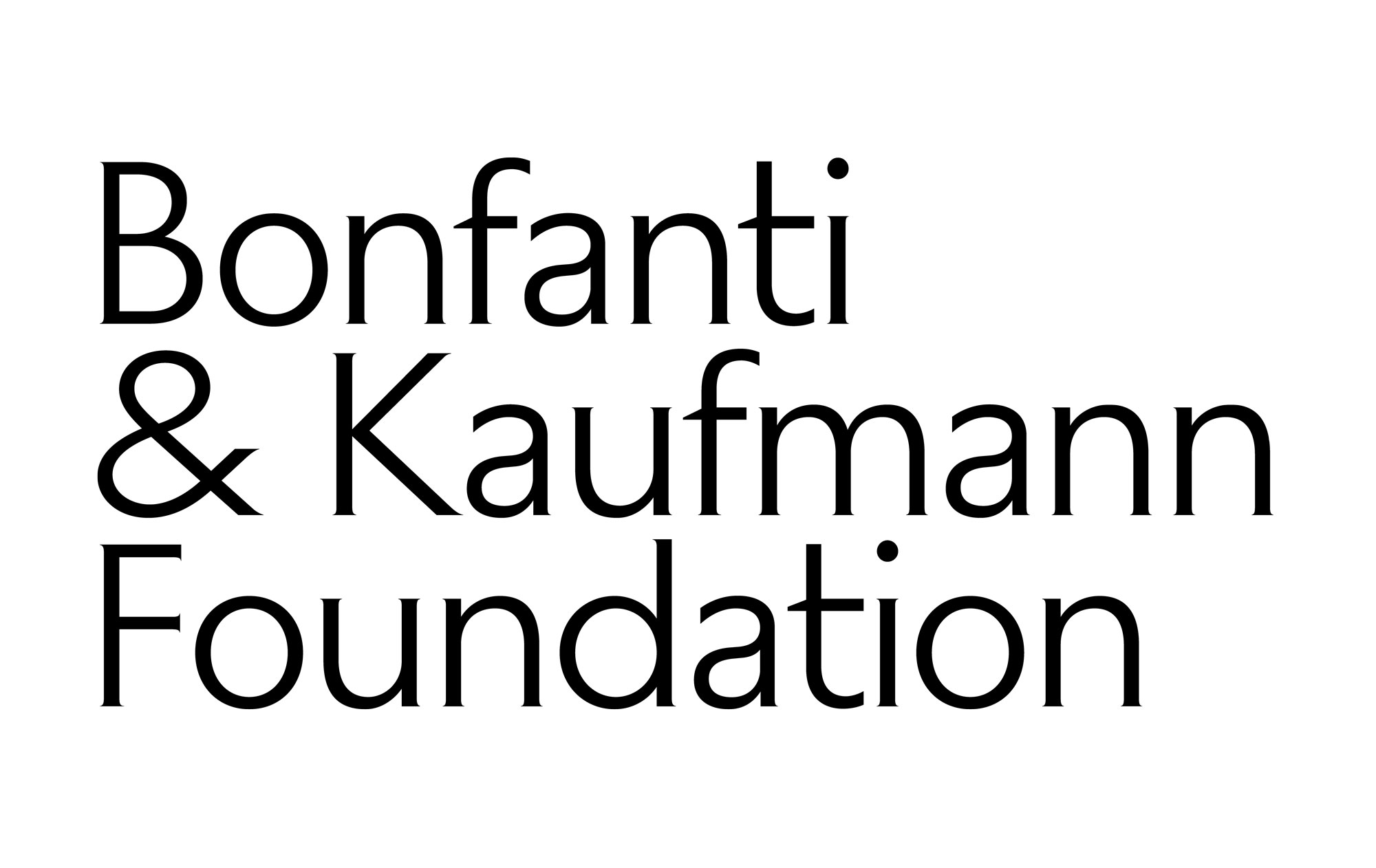Logo Bonfati & Kaufmann Foundation